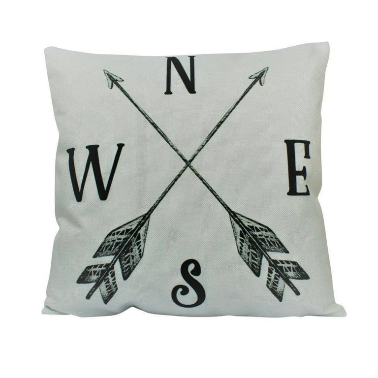 NESW Pillow Cover Home Decor Primitive Decor Farmhouse Decor Rustic Farmhouse Throw Pillows Gift for her Cabin Decor Walmart