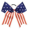 NESWOIZI USA Flag Children's Hair Bow Elastic Hair Ties Hair