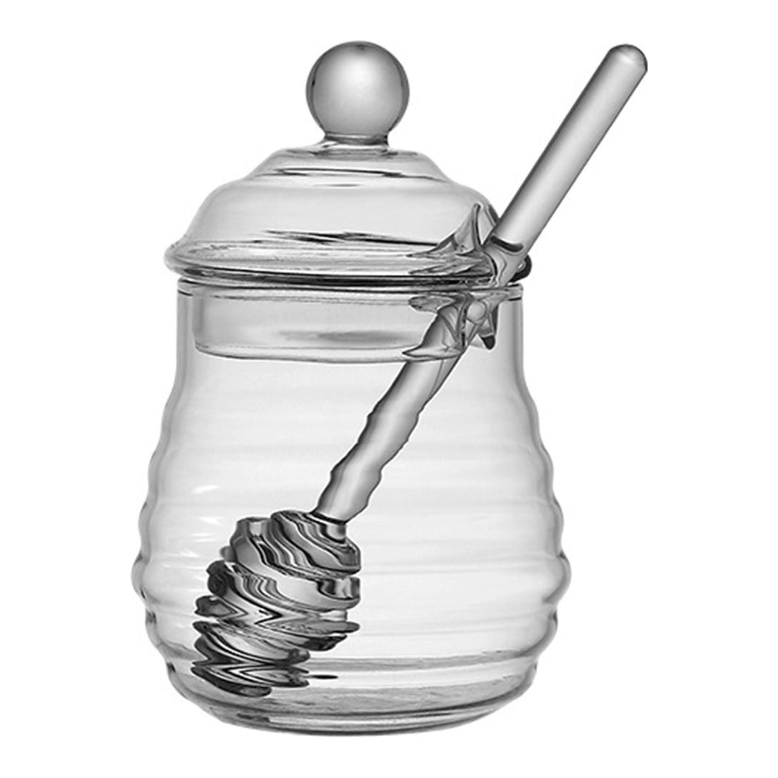 NESZZMIR Creative Jar with Lid Stirring Rod High Borosilicate ...