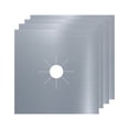 thumbnail image 1 of NESZZMIR Reusable 4PCS Aluminum Gas Foil Stove Burner Protector Cover Liner Clean Mat Pad, 1 of 9