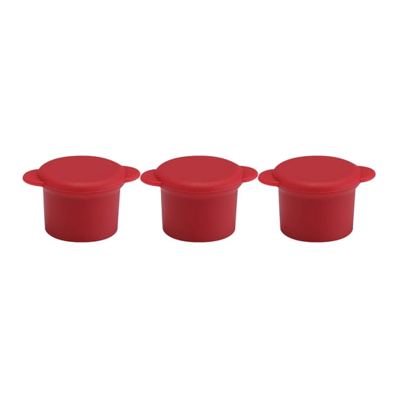 NESZZMIR Wine Bottle Cap Reusable and Sealing Cap Silicone Cork Keeps Wine Fresh for Days In Air Tightness Set Of 3
