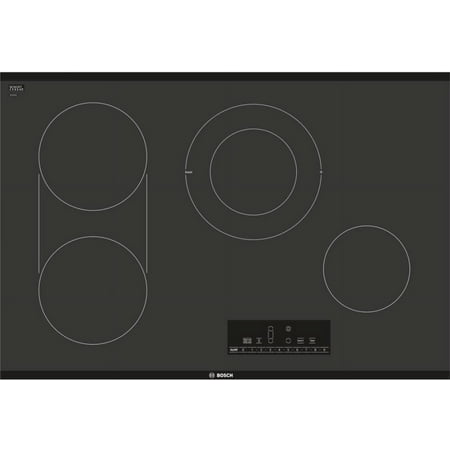 Bosch - 800 Series 30" Built-In Electric Cooktop with 4 elements - Black