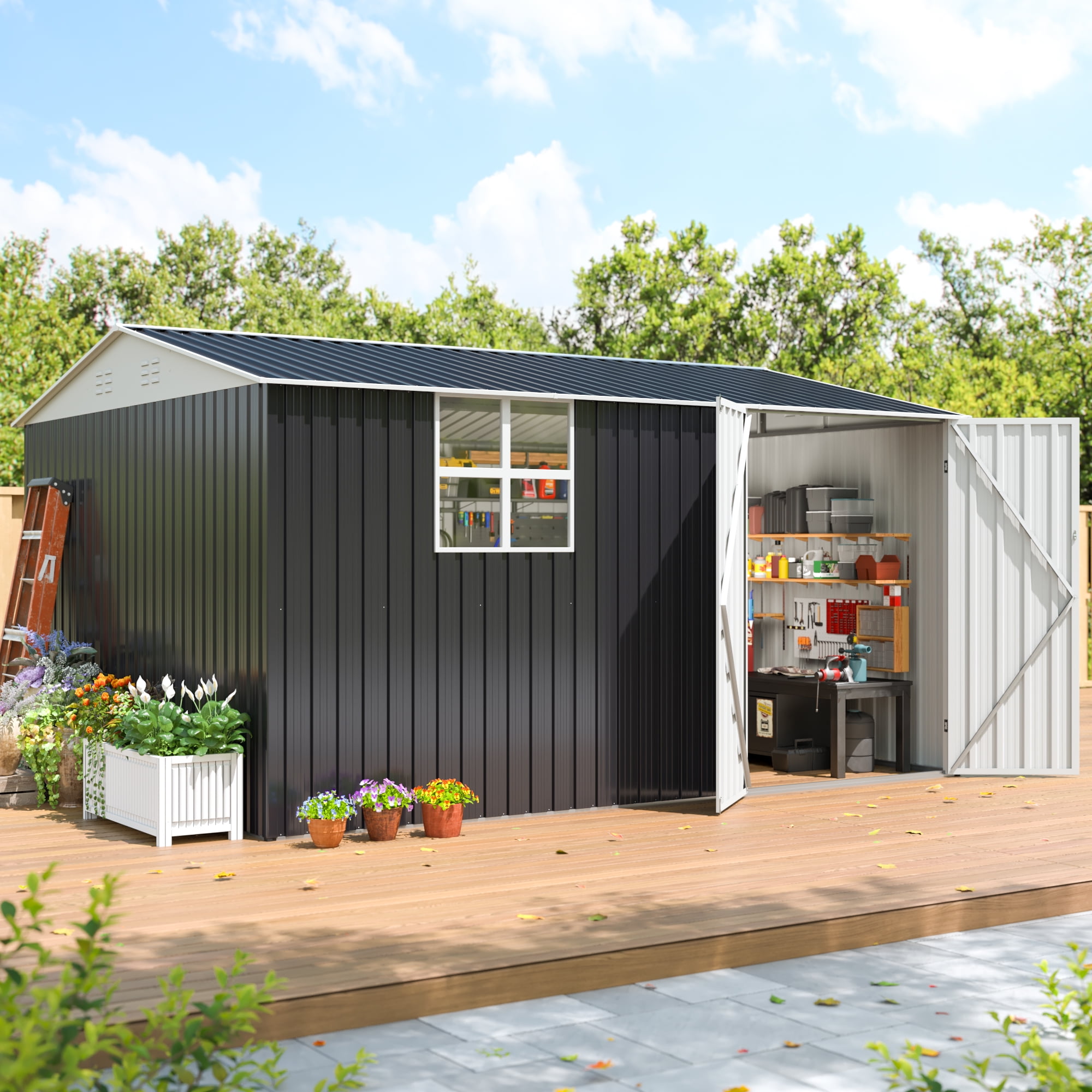 Sheds | Black - Walmart.com Sheds | Black - Walmart.com
