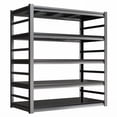 thumbnail image 1 of NETAJE 5-Tier Heavy Duty Shelving, 2500LBS Steel Storage Shelves Adjustable Garage Storage Industrial Shelf, 72" H x 24"D x 48"W, Black, 1 of 10