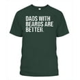 thumbnail image 1 of NETECOM Dads with Beards Are Better T-Shirt, Funny Bearded Dad Graphic Tee, Father's Day or Birthday Gift for Men, S-5XL, 1 of 1