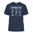 thumbnail image 1 of NETECOM Things I Do in My Spare Time Biking T-Shirt, Funny Cyclist Graphic Tee for Bike Lovers, Gift for Men Who Ride, S-5XL, 1 of 1