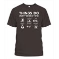 thumbnail image 1 of NETECOM Things I Do in My Spare Time Biking T-Shirt, Funny Cyclist Graphic Tee for Bike Lovers, Gift for Men Who Ride, S-5XL, 1 of 1