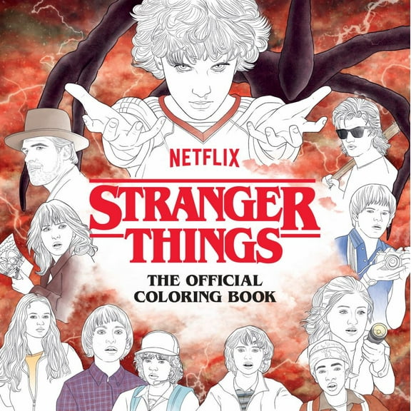 NETFLIX: Stranger Things: the Official Coloring Book, 80 pages (Paperback)