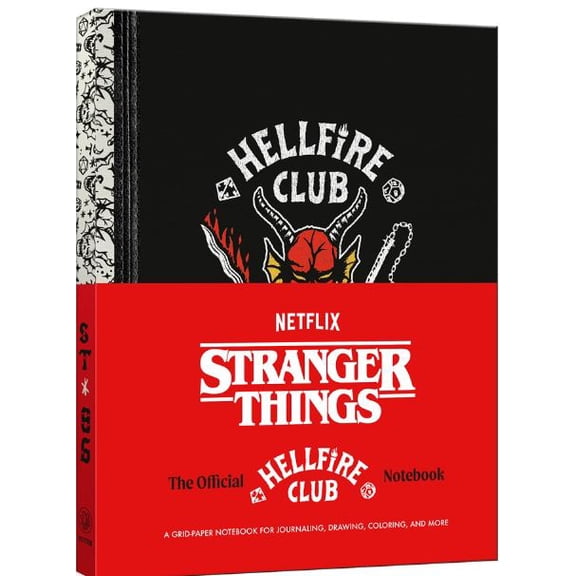 Stranger Things: the Official Hellfire Club Notebook: A Grid-Paper Notebook for Journaling, Drawing, Coloring, and More (Hardcover)