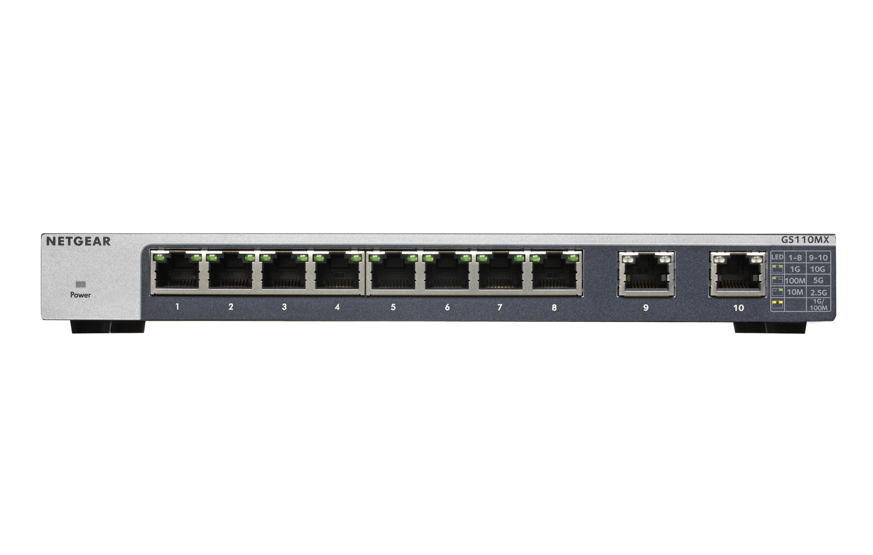 NETGEAR 10-Port Gigabit/10G Ethernet Unmanaged Switch (GS110MX 