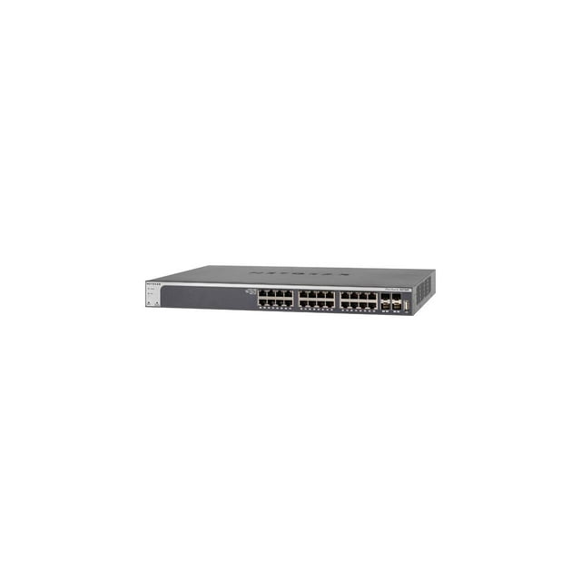 NETGEAR 28-Port 10Gig Gigabit Ethernet Smart Managed Pro Switch, L2+/Layer 3 Lite, ProSAFE Lifetime Protection (XS728T)