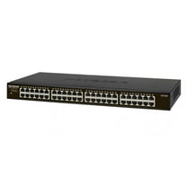 Pre-Owned NETGEAR 48-Port Gigabit Unmanaged Switch, Rackmount, Desktop, Fanless, Sturdy Metal, Plug-and-Play (GS348)