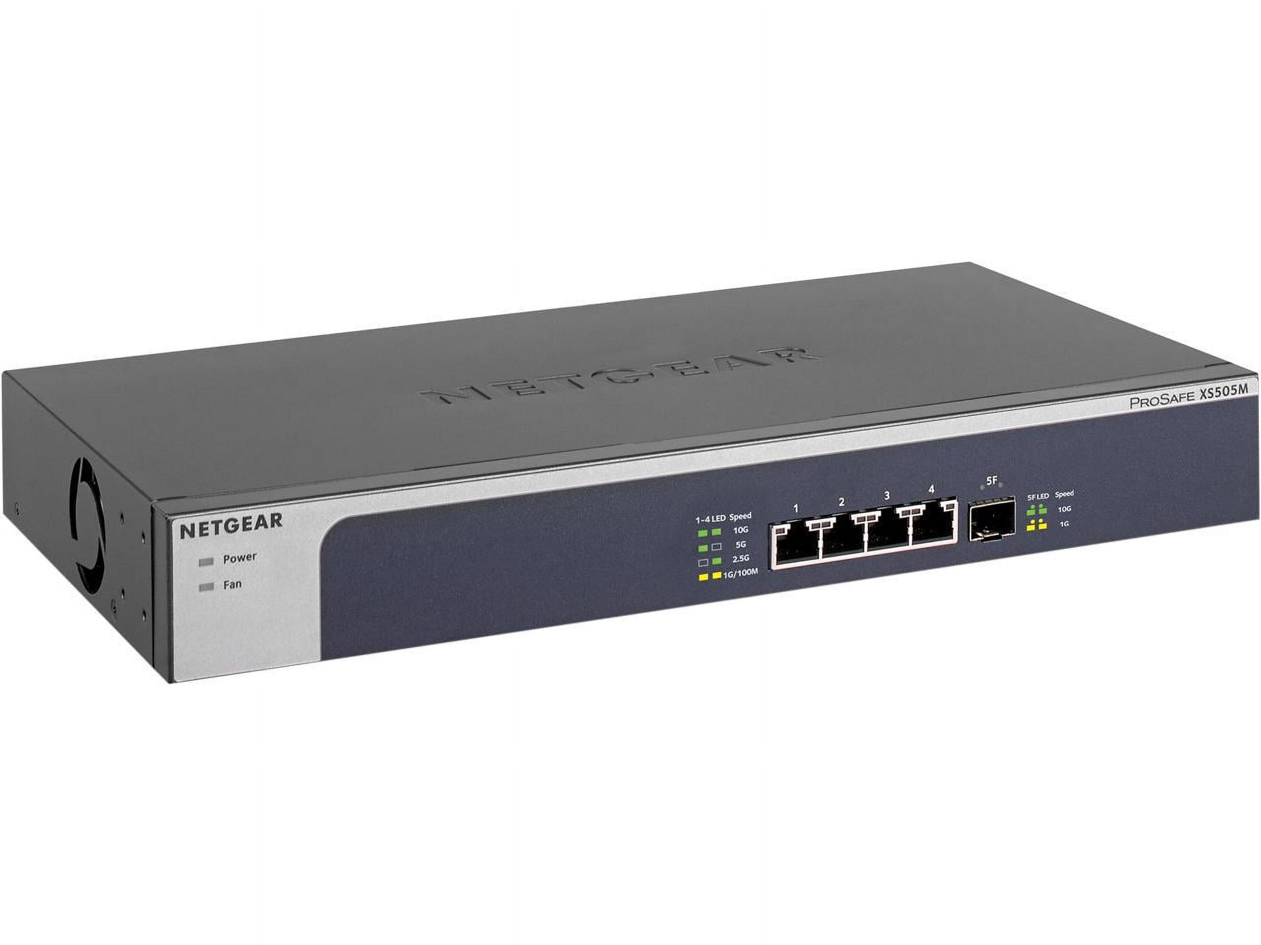 NETGEAR 5-Port 10G Multi-Gigabit Ethernet Unmanaged Switch (XS505M) - image 1 of 5