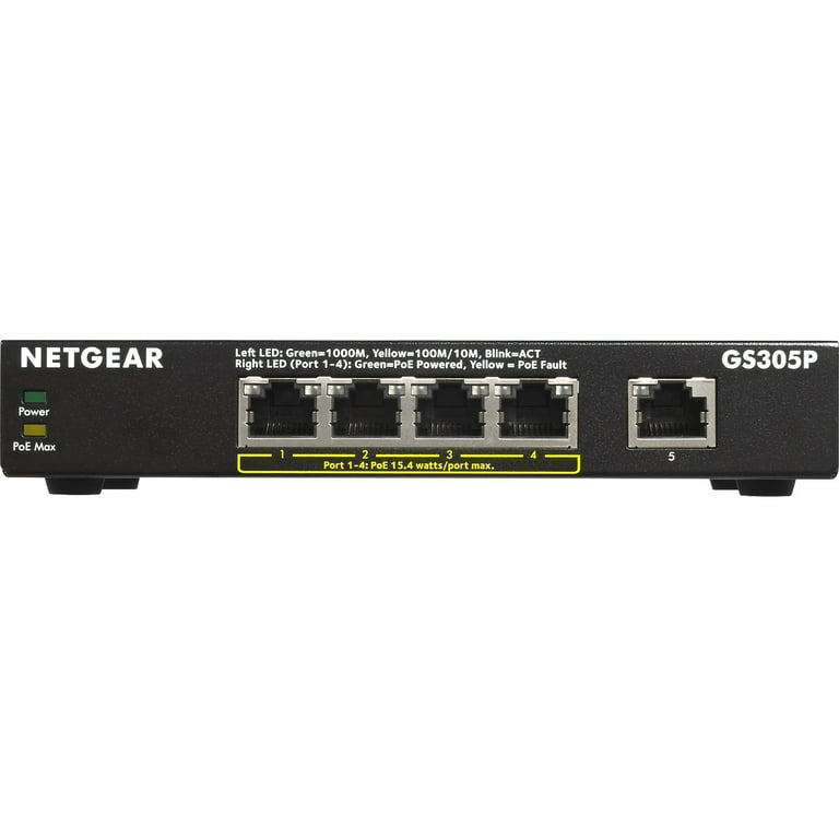 Netgear 300 GS305P Ethernet Switch - Walmart.com
