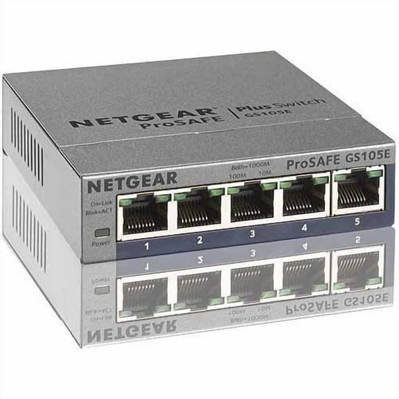NETGEAR 5-Port Gigabit Smart Managed Plus Switch (GS105Ev2)