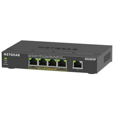 NETGEAR 5-Port PoE Gigabit Ethernet Unmanaged Switch (GS305P-300NAS)