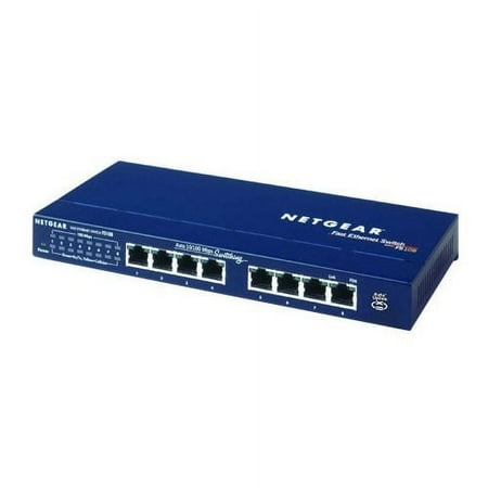 NETGEAR ProSAFE 10/100 8 Port Desktop Switch (FS108NA)