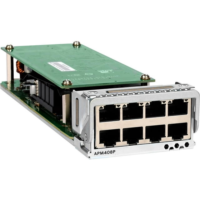 NETGEAR 8 x NBase-T/10GBASE-T PoE+ Port Card (APM408P)