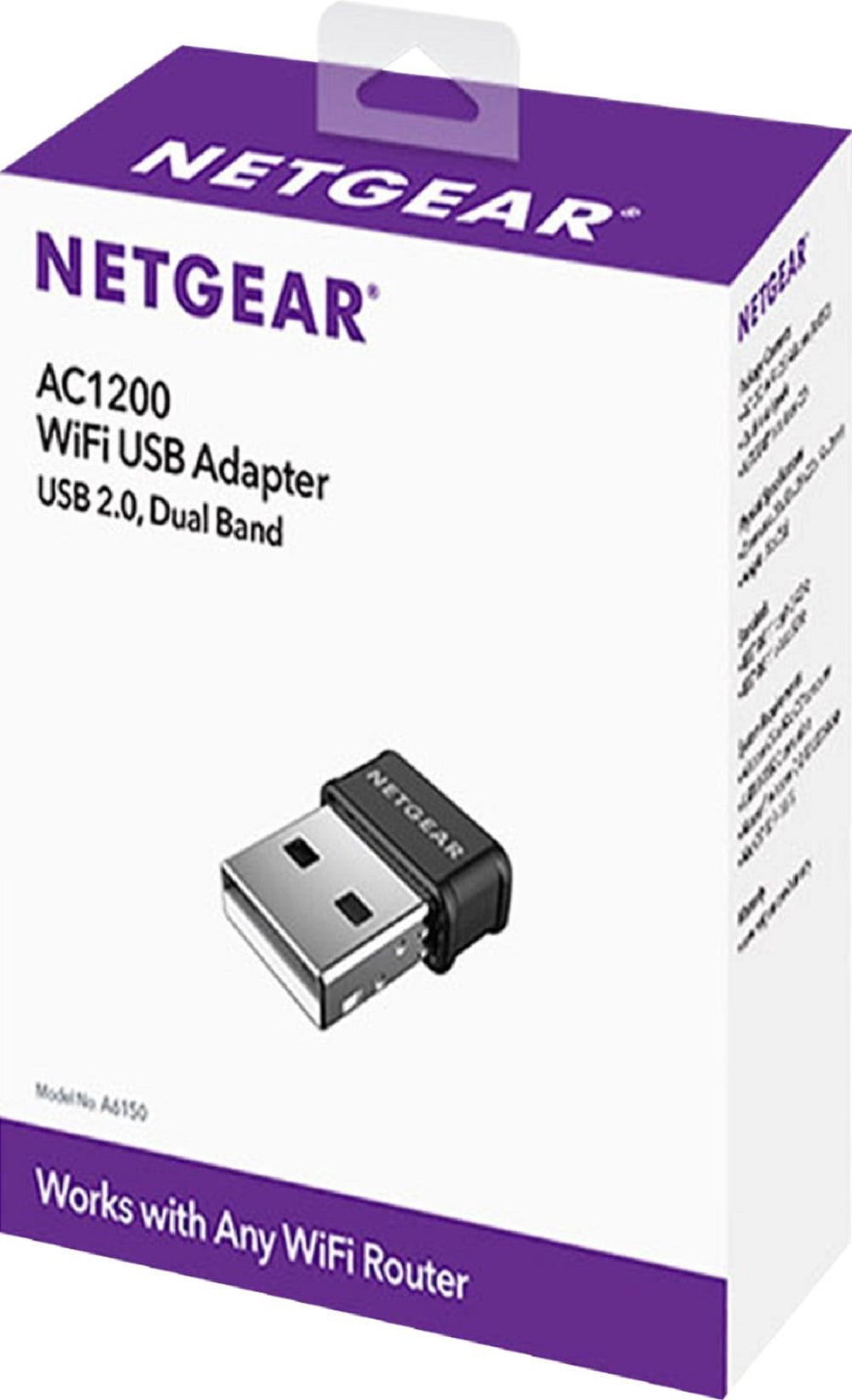 NETGEAR A6150 - Network adapter - USB 2.0 - Wi-Fi 5