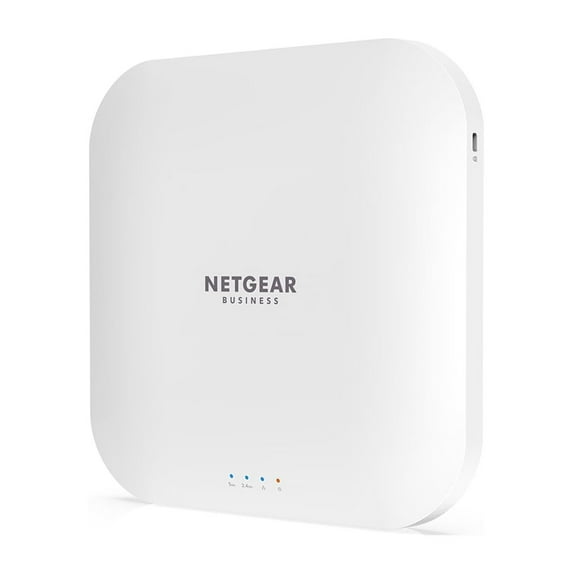 NETGEAR - AX3600 WiFi 6 PoE Access Point with Power Adapter, up to 3.6Gbps (WAX218PA)
