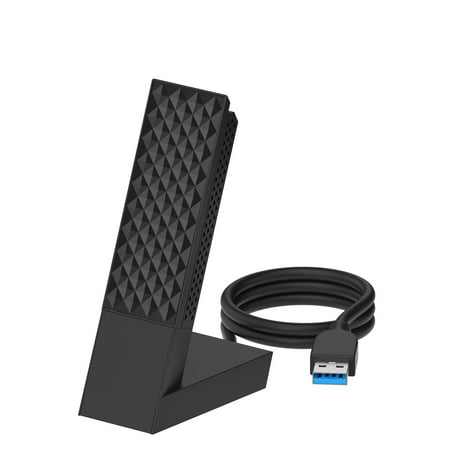 NETGEAR - Nighthawk A9000 Wi-Fi 7 USB 3.0 Adapter for Windows 11 PC - Black