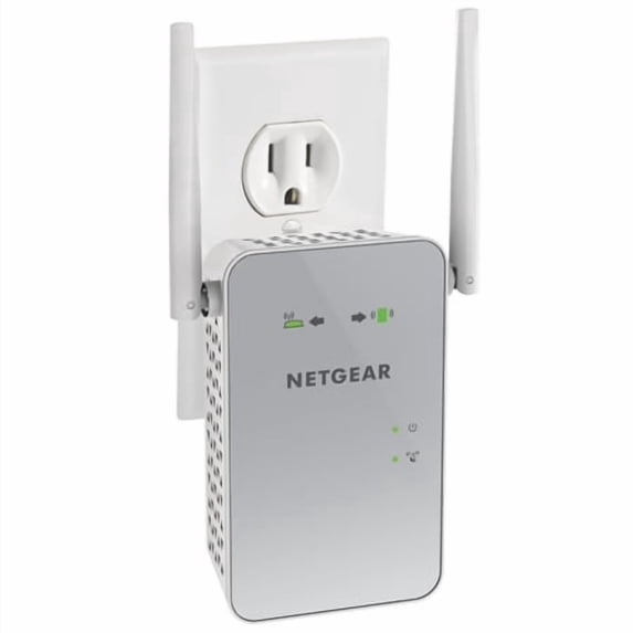 NETGEAR - EX6150 AC1200 WiFi Wall Plug Range Extender and Signal Booster