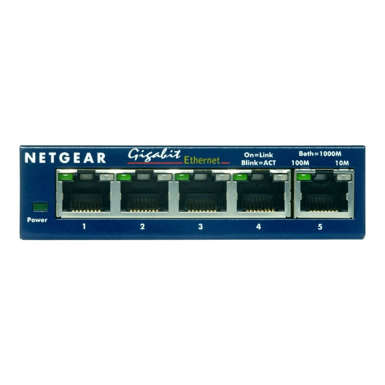NETGEAR GS105 - Switch - 5 x 10/100/1000 - desktop - Walmart.com