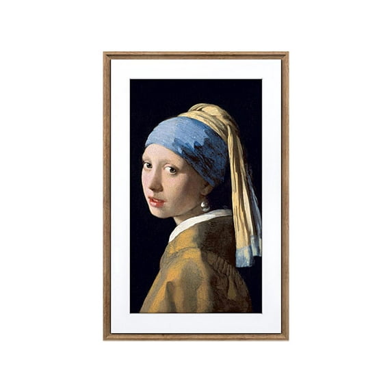 NETGEAR Meural 27" Gen3 Canvass II Digital Art Frame, Dark Wood