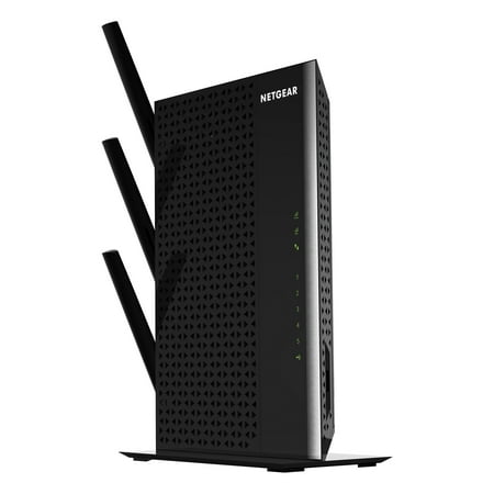 NETGEAR - Nighthawk AC1900 Dual-Band Gigabit Mesh Capable Wi-Fi Range Extender - Black