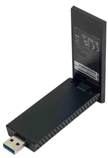 Pre-Owned Netgear Nighthawk AX1800 Wi-Fi 6 USB 3.0 Adapter Dual-Band Black A7500-100PAS