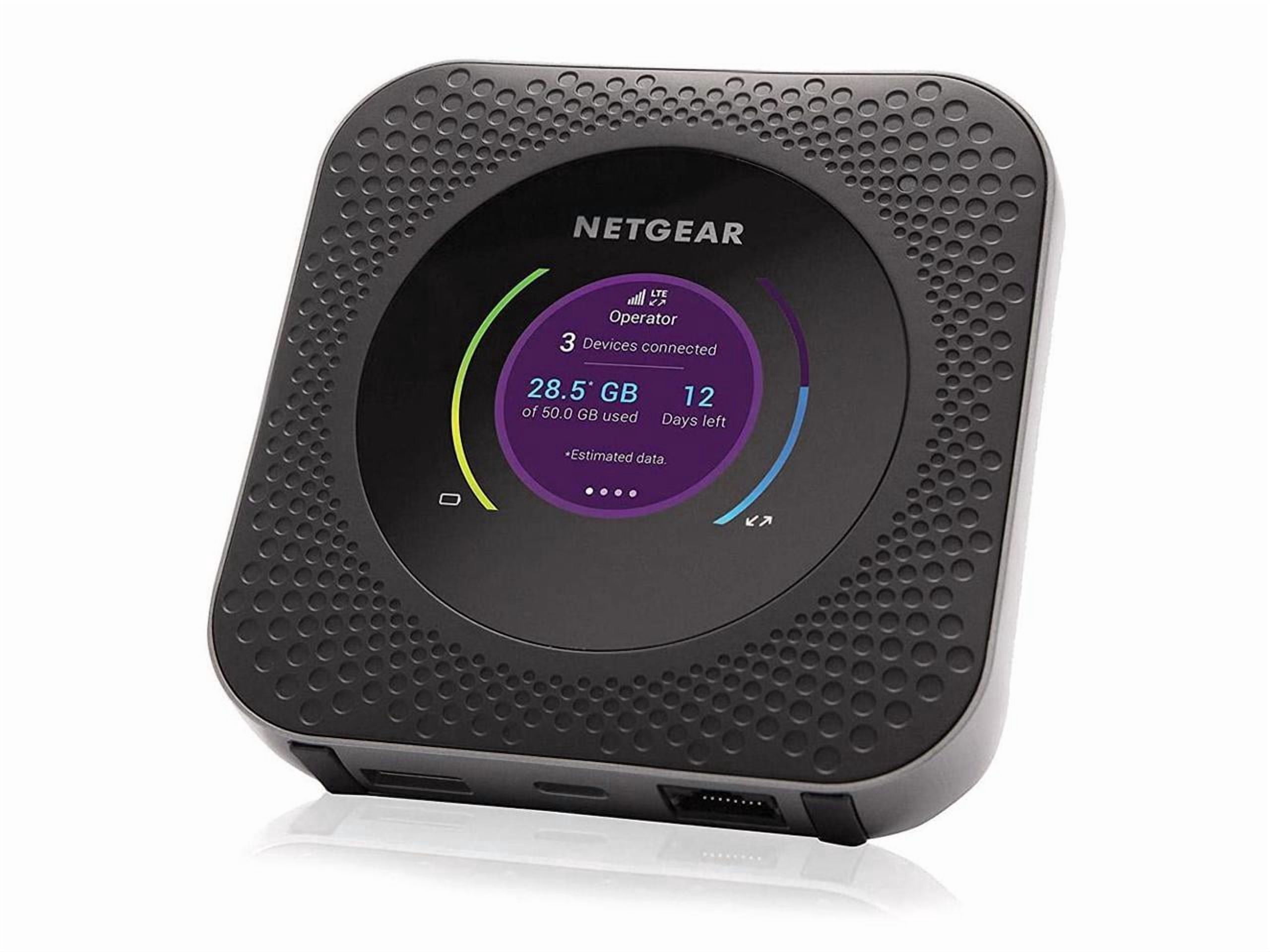 NETGEAR Nighthawk M1 4G LTE WiFi Mobile Hotspot (MR1100-100NAS)  Up to 1Gbps Speed, Works Best with AT&T and T-Mobile, Connects Up to 20 Devices, Secure Wireless Network Anywhere