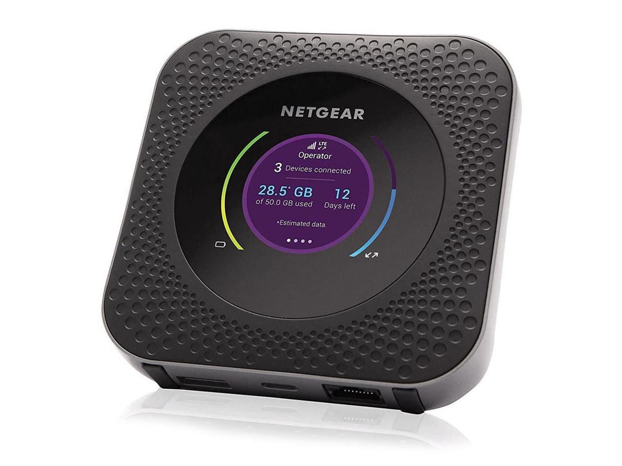 NETGEAR Nighthawk M1 4G LTE WiFi Mobile Hotspot (MR1100-100NAS) UNLOCKED  Up to 1Gbps Speed, Works Best with AT&T and T-Mobile, Connects Up to 20 Devices, Secure Wireless Network Anywhere