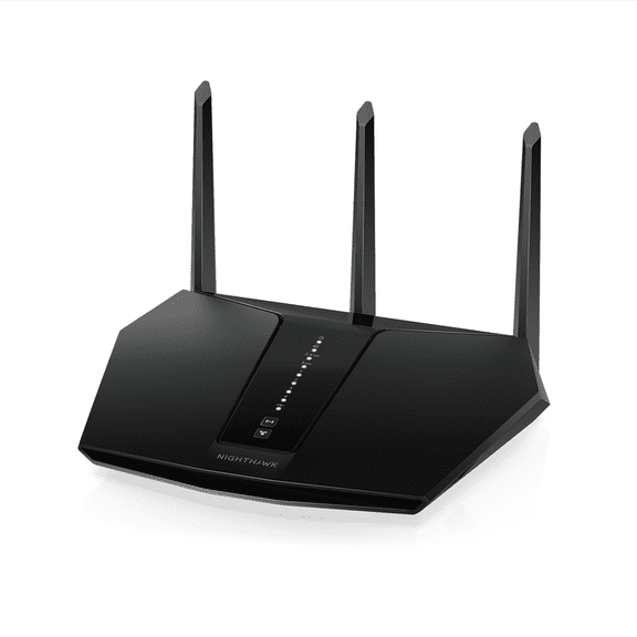 Open Box Netgear RAX29-100NAS Nighthawk AX2400 WiFi 6 Router, Black