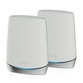 thumbnail image 1 of NETGEAR - Orbi AX4200 Tri-Band Mesh WiFi 6 System with Router + 1 Satellite Extender, 4.2Gbps (RBK752), 1 of 7