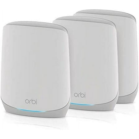 NETGEAR Orbi AX5400 1 Band WiFi 6 Mesh Router 5.4Gbps 3 Gigabit Ports