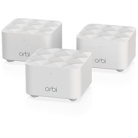 NETGEAR - Orbi RBK13 AC1200 Mesh WiFi System with Router and 2 Satellite Extenders