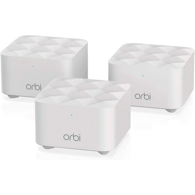 NETGEAR - Orbi RBK13 AC1200 Mesh WiFi System with Router and 2 Satellite Extenders