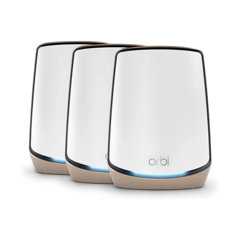 NETGEAR Orbi Tri-Band WiFi 6 Mesh System (RBK863S) Router With 2.