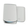 thumbnail image 1 of NETGEAR Orbi Whole Home Tri-Band Mesh WiFi 6 System (RBK652S) – Router + 1 Satellite Extender - Security Features - Coverage up to 3,500 sq. ft., 40 Devices - AX3000 (up to 3Gbps), 1 of 6