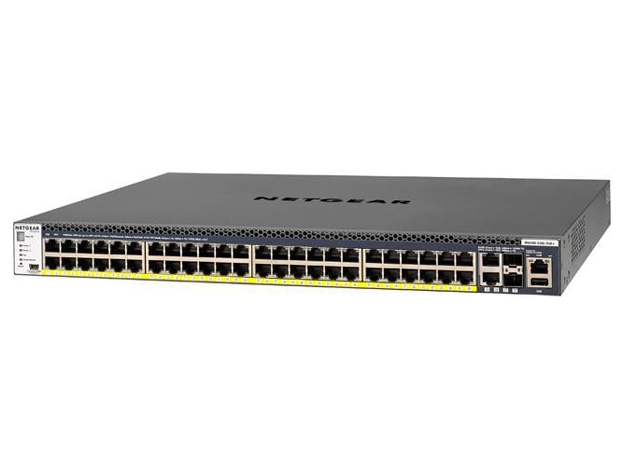 Netgear M4300 48x1G PoE+ Stackable Managed Switch with 2x10GBASE-T and 2xSFP+ (1;000W PSU)