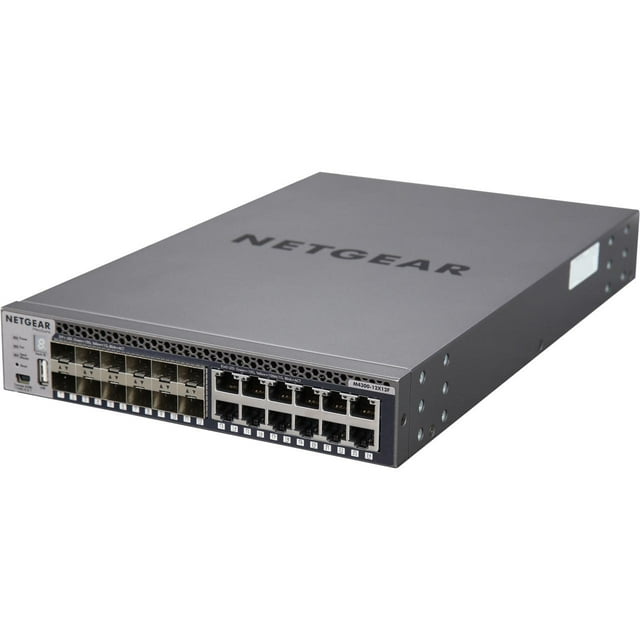 NETGEAR ProSAFE M4300-12X12F Stackable 10 Gigabit 24-Port Managed Switch (XSM4324S-100NES)