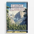 thumbnail image 1 of NETHOUSE American Landscapes Coloring Book For Adults Relaxation & Stress Relief, 30 Coloring Pages of Iconic American Scenery, Majestic National Parks, and Breathtaking Mountains and Coastlines, 1 of 6