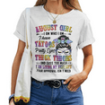thumbnail image 1 of NETHOUSE Women's Birthday T-Shirt - August Girl with Tattoos, Pretty Eyes, Thick Thighs and Messy Bun Graphic - Multicolor Print - Cotton Blend - Sizes S to 5XL, 1 of 4