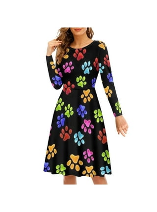 Dog print store womens clothing