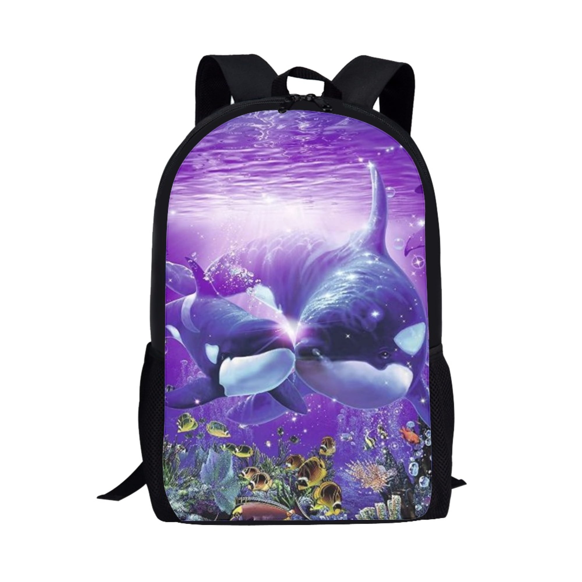 NETILGEN Deep Sea Giant Whale Backpack Casual Daypack School Bags