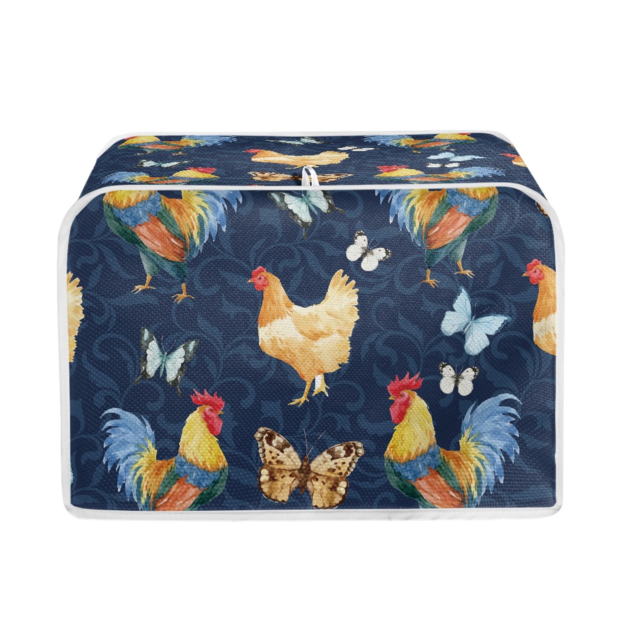 Xoenoiee Black Cat Floral Pattern Kitchen Appliance