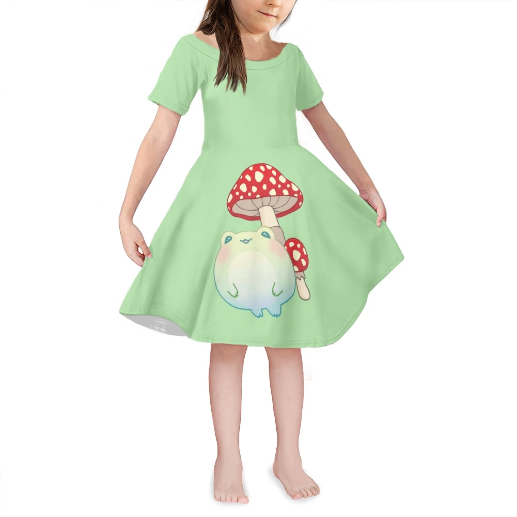 Frog dress for girl hot sale