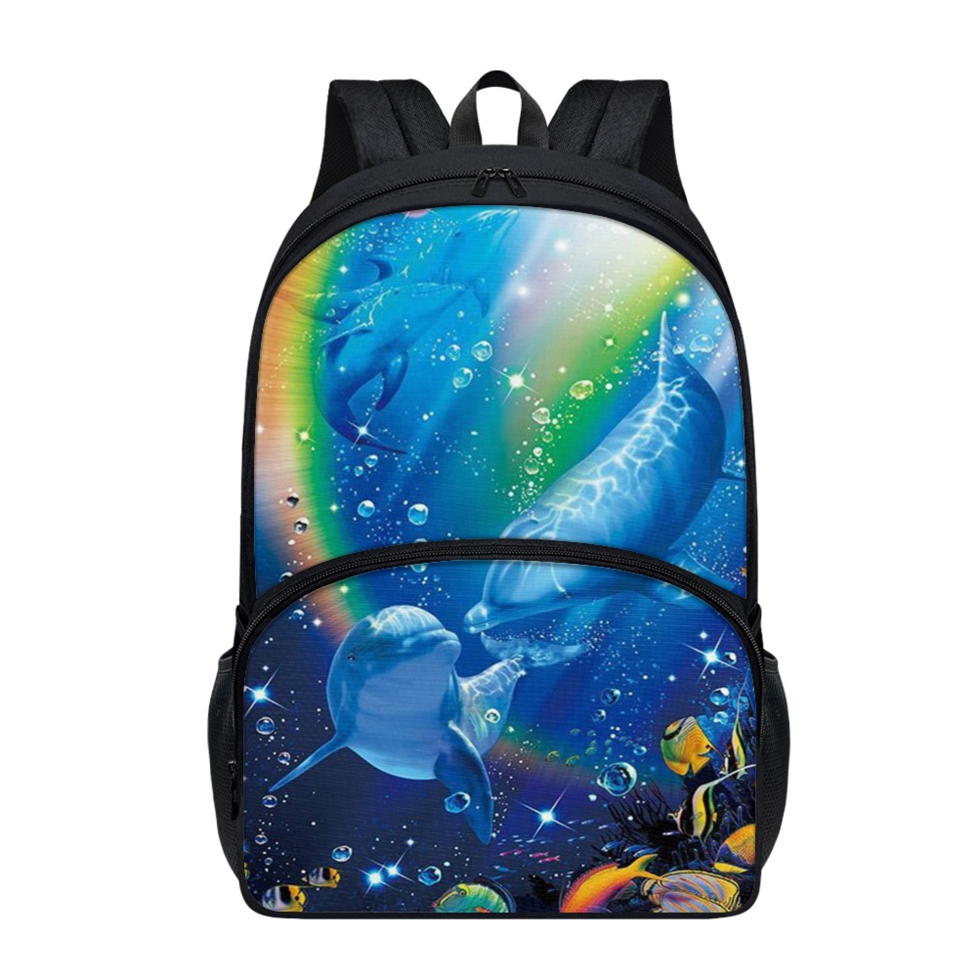 NETILGEN Sea Dolphin Pattern Backpack Little Kids School Bags for Teen Kids  8-14 Lasting Use Preschool Class School Bags Satchel with Adjustable Chest  Strap 