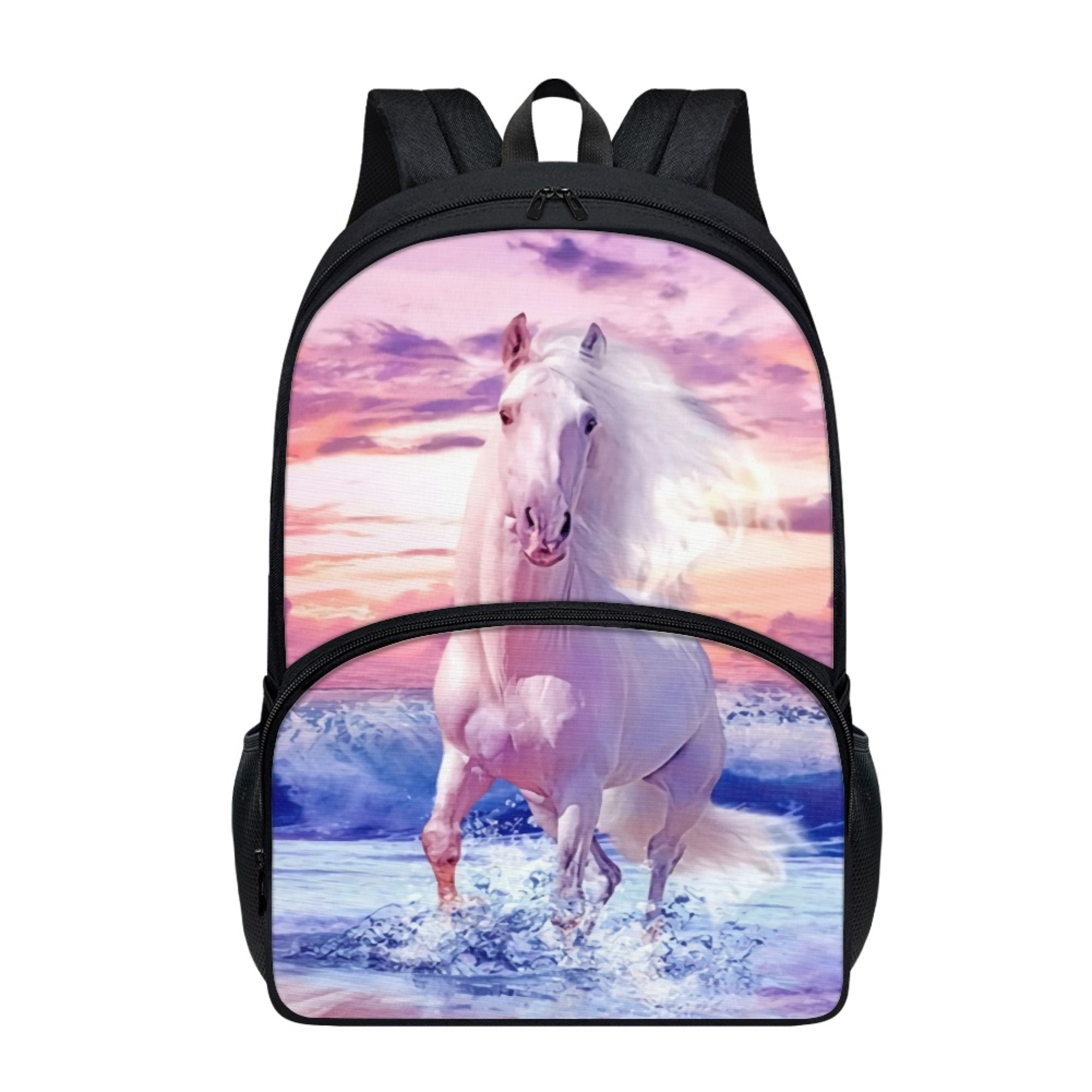 NETILGEN Sea Horse Backpack for Children Kids Lightweight School Backpack Elementary Preschool Eastpack Satchel with Inner Compartment Walmart