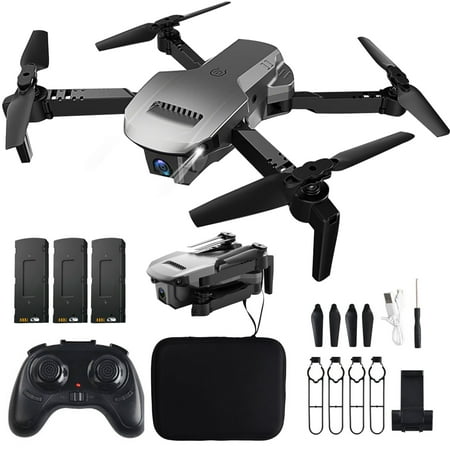 NETNEW Drone with Camera for Adults Kids 4K Dual Camera Obstacle Avoidance foldable WiFi Quadcopter